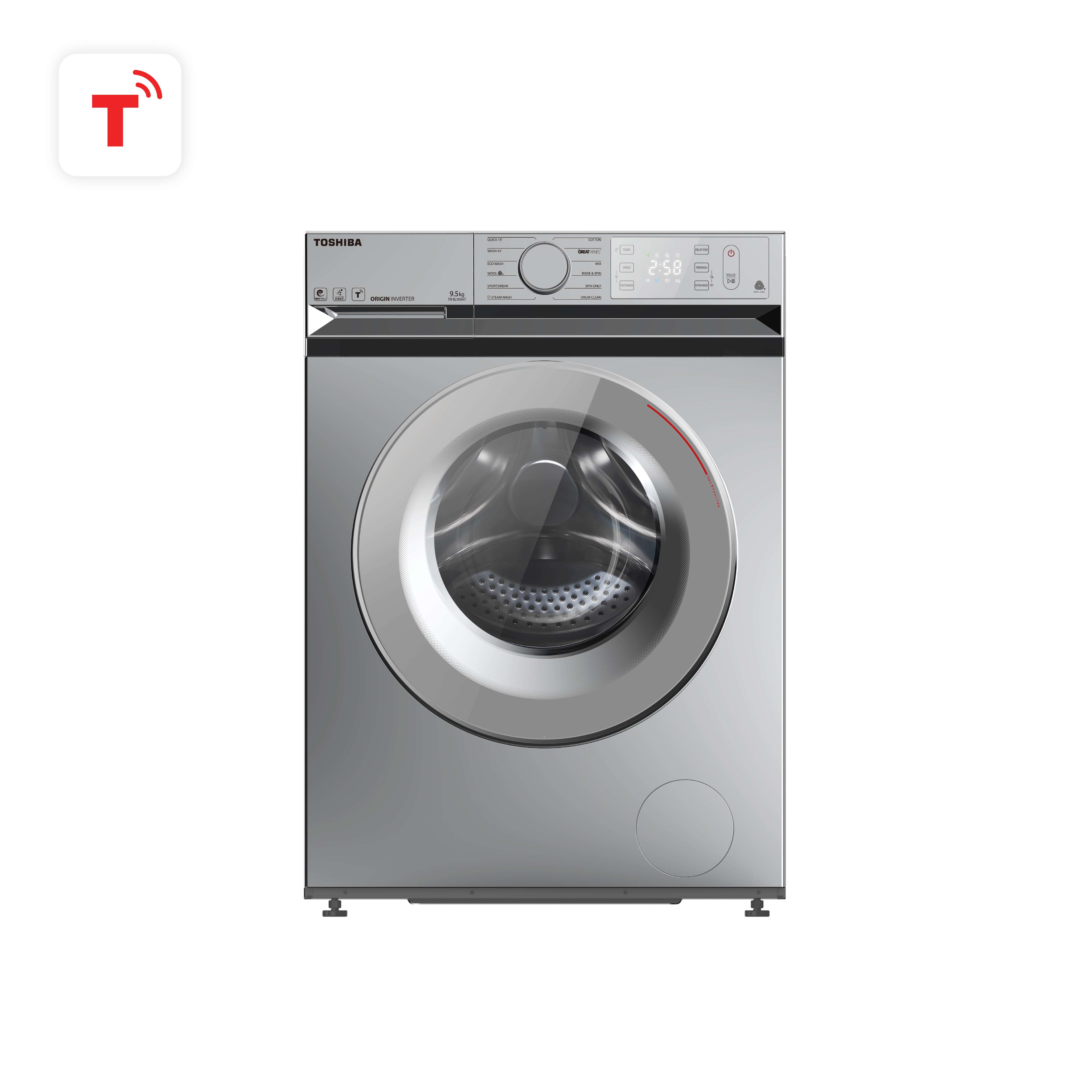 Front load Washing Machine Model TW-BL115A2T | Toshiba Thailand